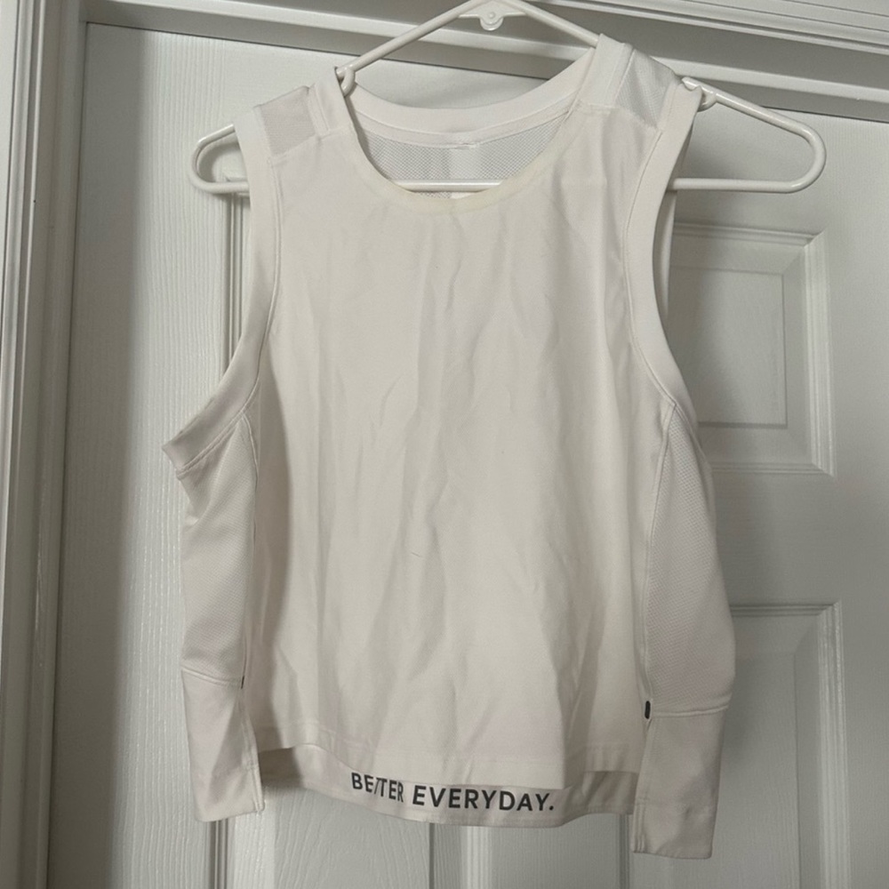 Lululemon mesh back running tank